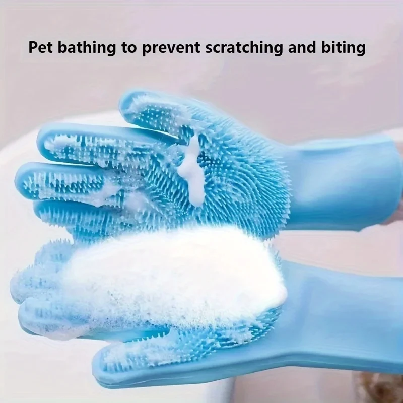 Rubber Glove Cleaning - Rękawice do pielęgnacji zwierząt, mycia psów