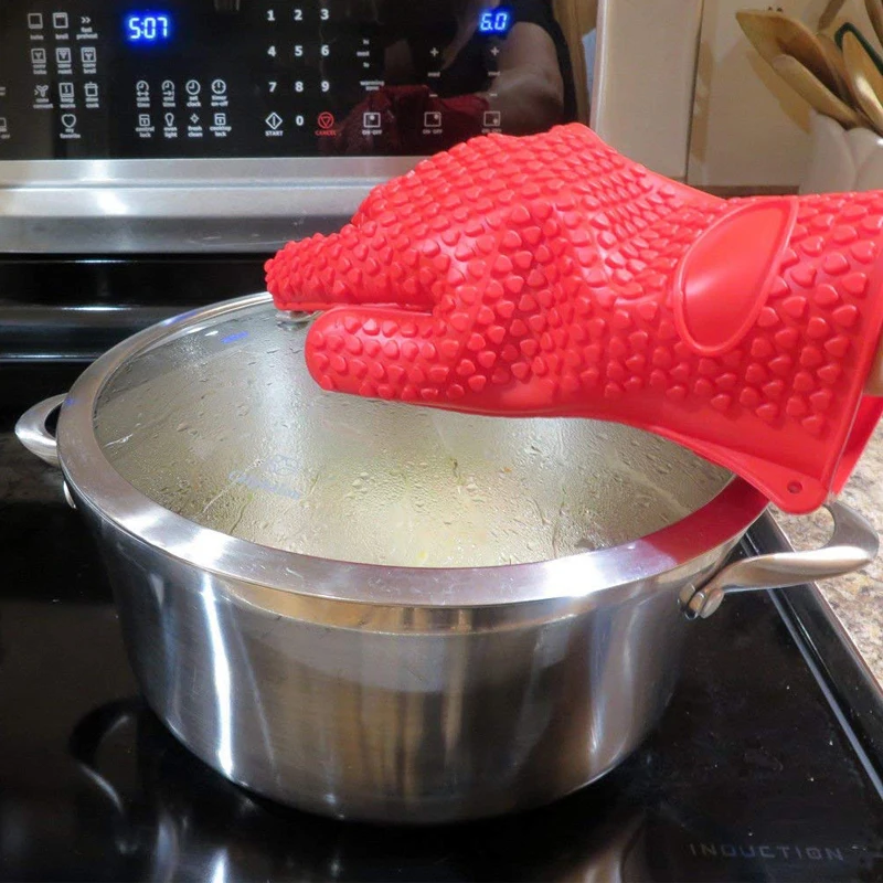 Silikonowe rękawice do grillow – Oven Mitt Silicone recenzja i cena